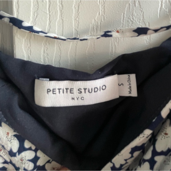 Petite Studio Sadie Dress Blue Floral Size Small - Picture 4 of 4